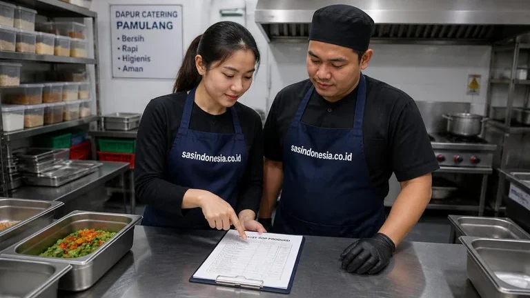 contoh penerapan sop perusahaan di dapur catering UMKM Tangerang contoh penerapan sop perusahaan di dapur catering UMKM Tangerang